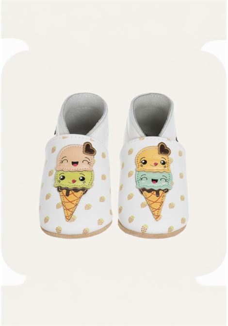 Scarpina pelle baby LAIT ET MIEL | GLA01GELATO